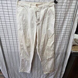 Vintage GAP Khaki Pants Cream Cotton 34x30 USA
